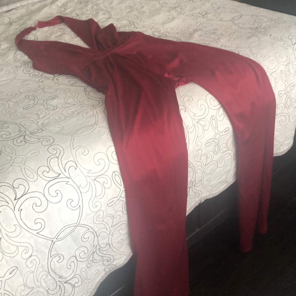 Dressy Jumpsuit red